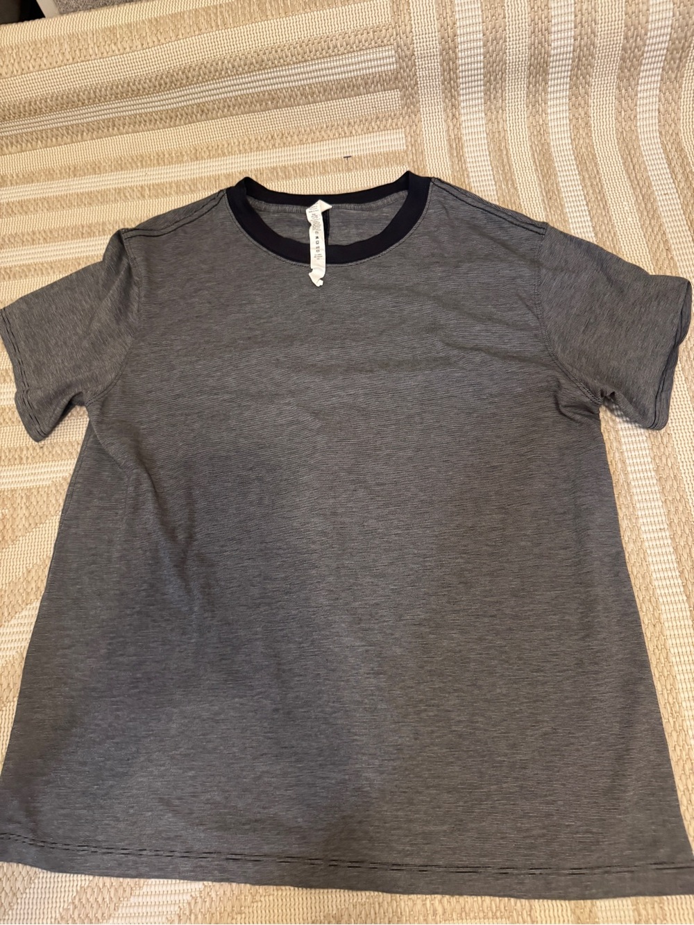 Women’s Lululemon Heather Gray Ringer Crewneck T-Shirt